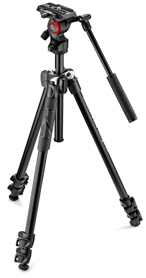 2年延長保証 耐荷重4kg Manfrotto MK290LTA3-V ビデオ三脚キット 290LIGHT MVH400AH三脚【smtb-TK】 fs04gm 02P05Nov16