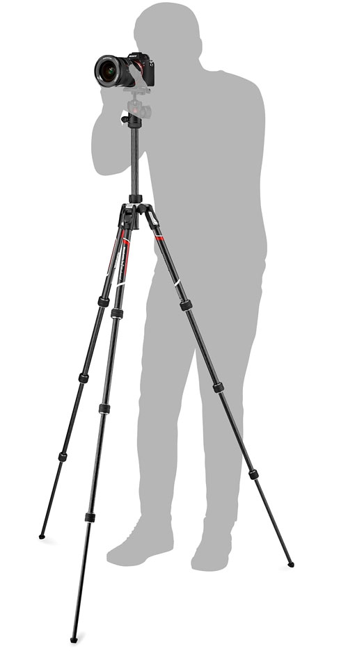 [耐加重8kg] Manfrotto MKBFRTC4-BH Befree Advanceカーボン4段三脚ボール雲台キッ...
