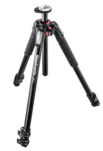 [耐加重 9kg]Manfrotto #MT055XPRO3 055プロアルミニウム三脚3段脚のみ[055シリーズリニューアルモデル！多彩な機能と剛性、耐加重に優れたアルミニウム3段三脚]【smtb-TK】[02P05Nov16]