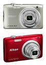 ニコン COOLPIX A100 デジタルカメラ　薄さ19.8mmのスリムで軽量なデジタルカメラ！高画質な写真が簡単に撮影可能!!【smtb-TK】[02P05Nov16]