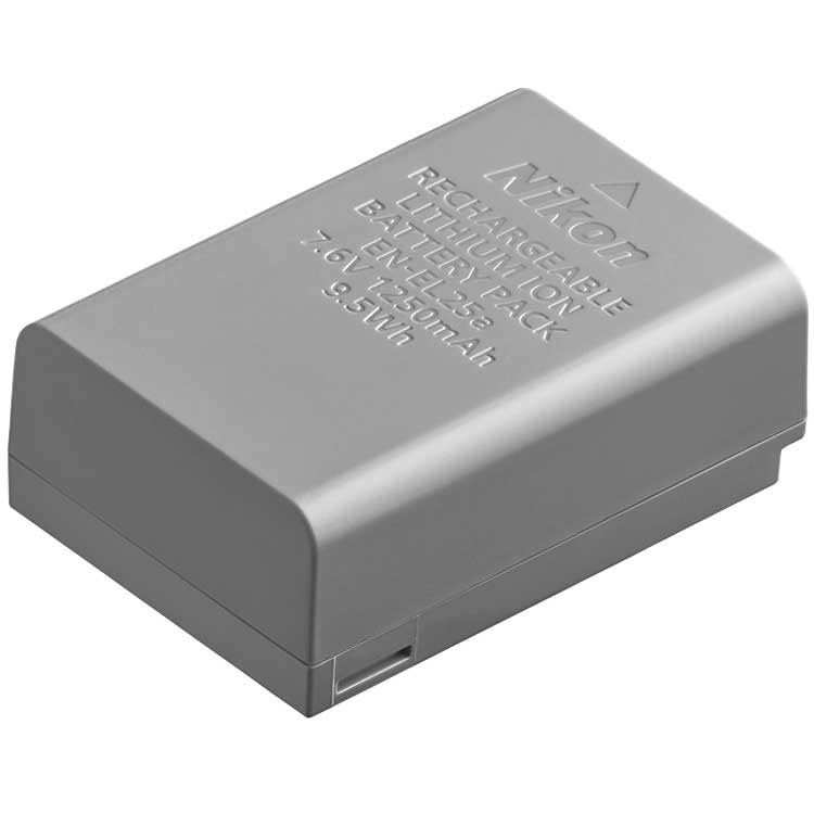 ・1回のフル充電で長時間の使用が可能な、充電電池パックです。 ・専用のクイックチャージャーMH-24で、繰り返し充電して使用できます。 対応製品：Z50 / Z30 / Zfc 他　