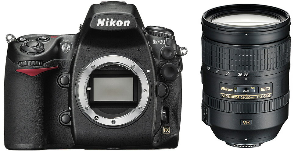 Nikon D700 ニコンデジタル一眼レフD700レンズキット(AF-S Nikkor 28-300mm F3.5-5.6G ED VR)『納期未定予約』[02P05Nov16]【コンビニ受取対応商品】