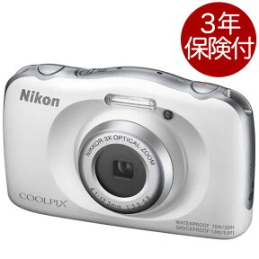 [3年保険付] Nikon COOLPIX W150 ホワイト　耐衝撃・防塵防水デジタルカメラ [02P05Nov16]