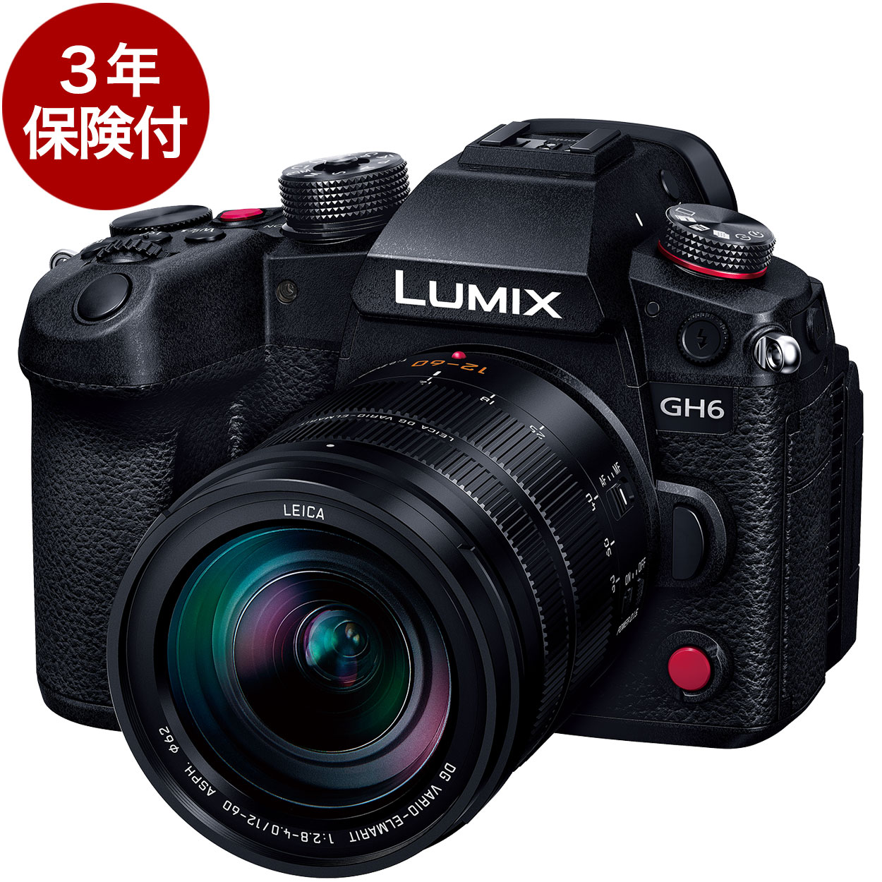  Panasonic LUMIX GH6L レンズキット　4K動画撮影可能 ミラーレス一眼カメラ12-60mmライカズームレンズキット