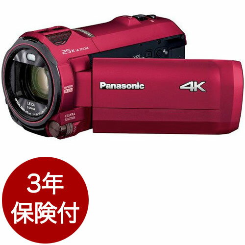 【3年保険付】Panasonic HC-VX992MS-R アーバンレッド デジタル4Kビデオカメラ (HC-VZX992MS同等商品) [02P05Nov16]のサムネイル