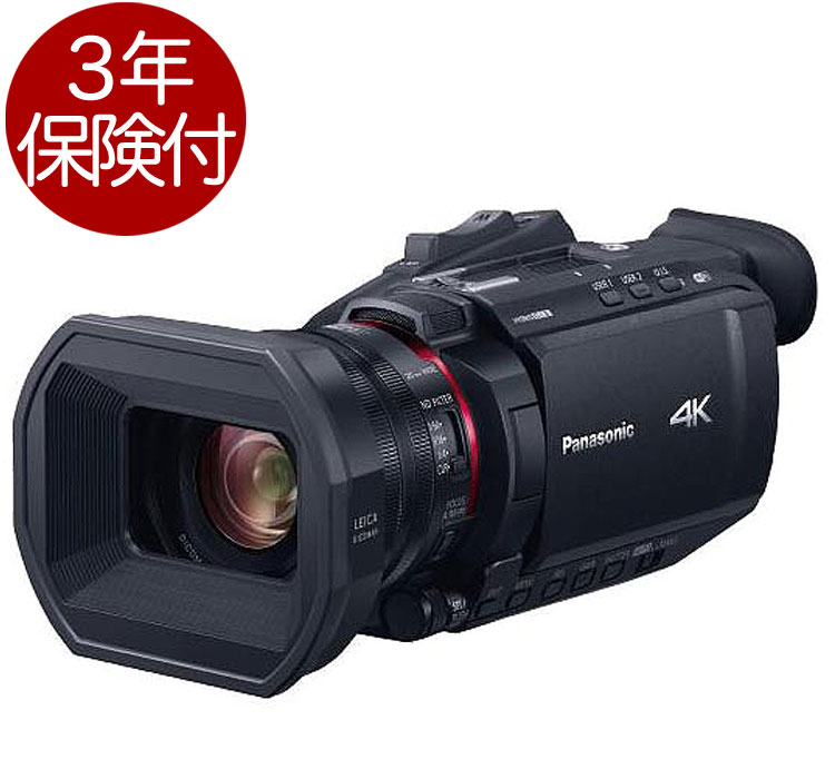 3年保険付 Panasonic HC-X1500 ビデオカメラ4K60p 10bit記録プロフェッショナルデジタルビデオカメラ 02P05Nov16