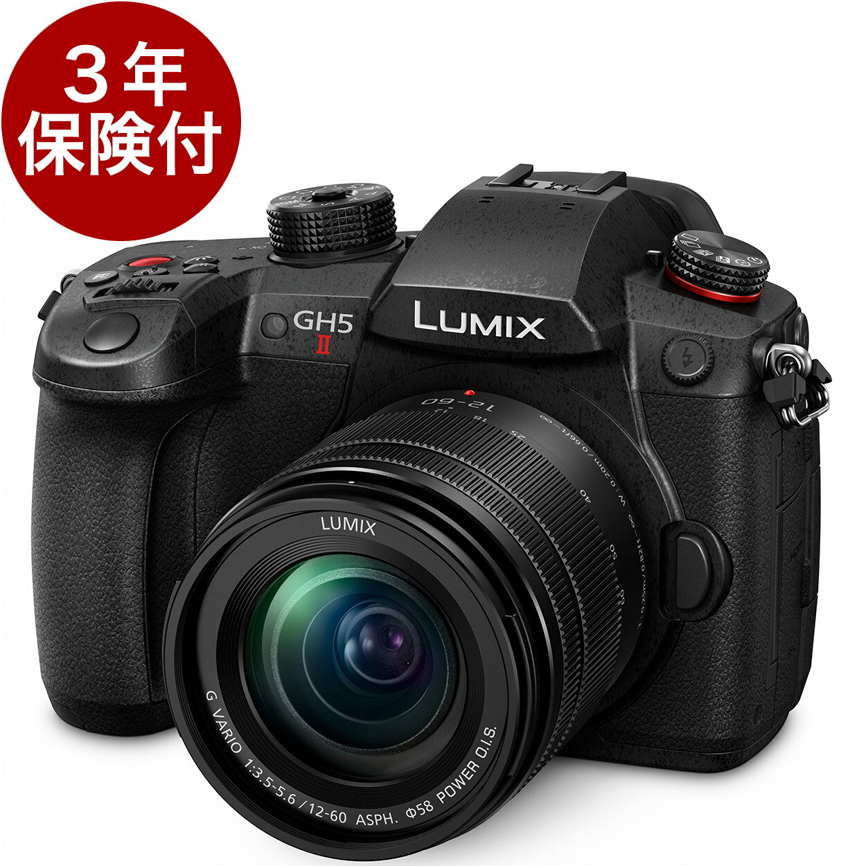 [3年保険付特価]Panasonic GH5 MarkII ミラーレス一眼 G VARIO12-60標準ズームレンズキット(H-FS12060) DC-GH5M2M [02P05Nov16]