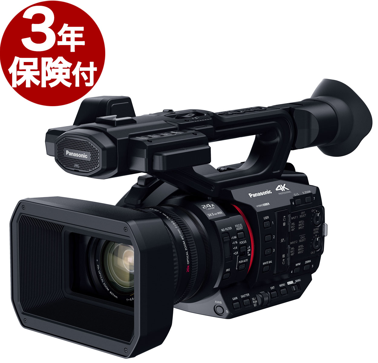 [3ǯݸ] Panasonic HC-X20 ǥ4K 3Ϣ󥰥ӥǥ4K60p 10bitϿץեåʥޥ...