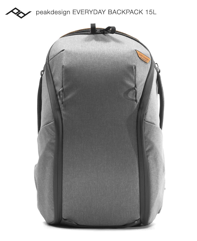 【送料無料】 peakdesign Everyday backpack Zip 15L Ash ピークデザイン エブリデイバックパック ジップ15L アッシュ カメラバッグ[02P05Nov16]