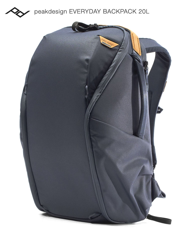 【送料無料】 peakdesign Everyday backpack Zip 20L MidNight ピークデザイン エブリデイバックパック ジップ20L ミッドナイトブルー カメラバッグ 02P05Nov16