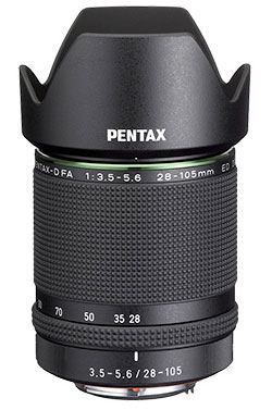 楽天カメラのミツバ[3年保険付]ペンタックス HD PENTAX-D FA28-105mm F3.5-5.6ED DC WR 標準ズームレンズ[02P05Nov16]