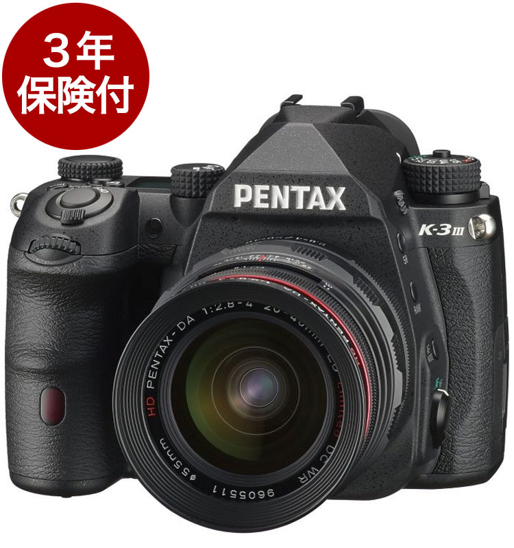 [3年保険付] PENTAX K-3 Mark III 20-40 Limitedレンズキット ブラック K3マーク3 Black標準レンズキット[02P05Nov16]