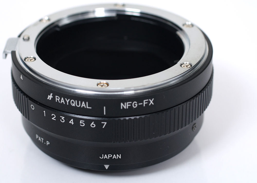 レイコール/宮本製作所 Nikon NFG-FX GタイプNikkorレンズ対応 ニコン Fマウントニッコールレンズ→富士フィルム FXマウントカメラ用マウントアダプター『1〜3営業日後の発送』