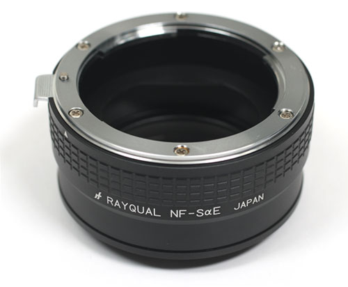 レイコール/宮本製作所 Nikon NF-SαE,V2フルサイズ対応マウントアダプターNikkor ニコン Fマウントニッコールレンズ→ソニーαEマウントフルサイズセンサー対応