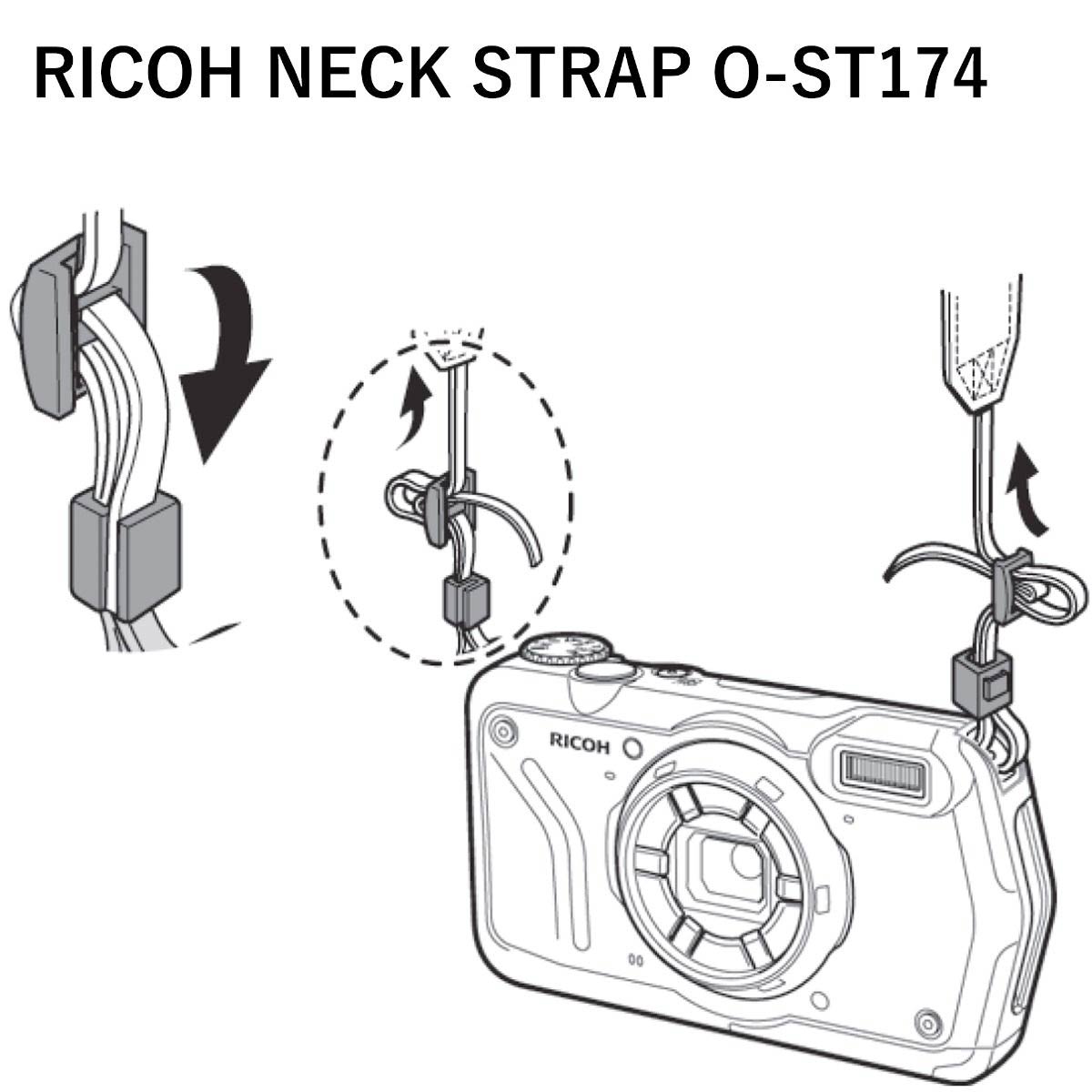 RICOH O-ST174 ネックストラップ（ブラック）[02P05Nov16]