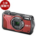 3年保険付 RICOH WG-7 RED GPS搭載水深20m防水防塵耐衝撃デジカメ レッド色 02P05Nov16