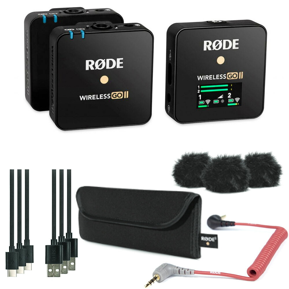 RODE WIRELESS GOII v2.5 (0698813007110) ロードマイクロフォンズ ワイヤレスゴー2.5 マイク2個付超小型ワイアレスマイクロフォンシステムWIGOII (WIGO2.5) 02P05Nov16