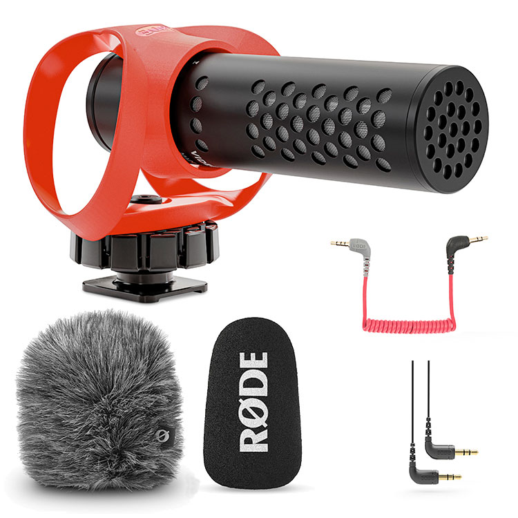 RODE VIDEOMICROII (VMICROII) 0698813009879　ロード マイクロフォンズ ビデオマイクロ2 ヘリックスアイソレーションマウント搭載モノラルマイク 