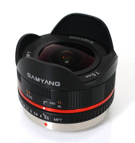 SamYang 7.5mm F3.5 FISH-EYE LENS MFT　マイクロフォーサーズ専用のマニュアルフォーカスフィッシュアイレンズ(魚眼レンズ）【smtb-TK】[02P05Nov16]