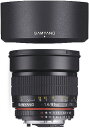 [3年保険付]【送料無料】SAMYANG 85mm F1.4 [ボケ味を活かせるポートレートレンズ][02P05Nov16]