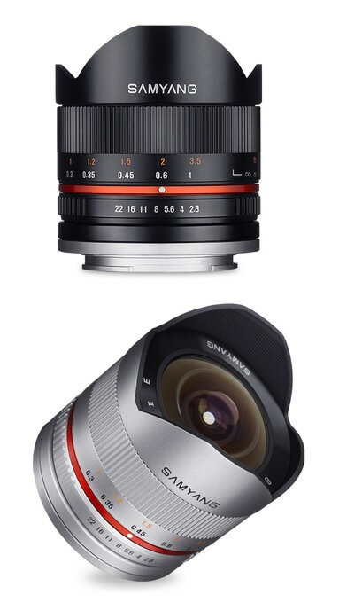 楽天カメラのミツバSamyang 8mm F2.8 UMC Fish-eye II フィッシュアイレンズ『〜品薄次回納期未定』超コンパクトなミラーレス用魚眼マニュアルフォーカスレンズ【smtb-TK】[02P05Nov16]