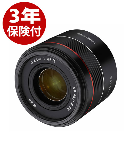 楽天カメラのミツバSAMYANG AF 45mm F1.8 FE 小型軽量標準レンズ JAN:8809298885922 [02P05Nov16]