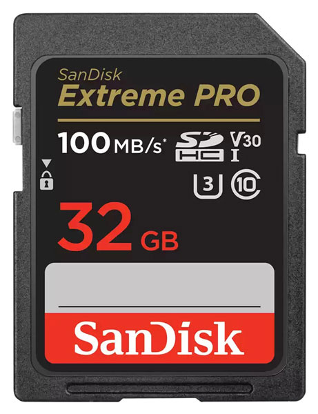  サンディスク Extreme PRO UHS-I U3 32GB SDHCカード SDSDXXO-032G-GN4IN 海外向パッケージ