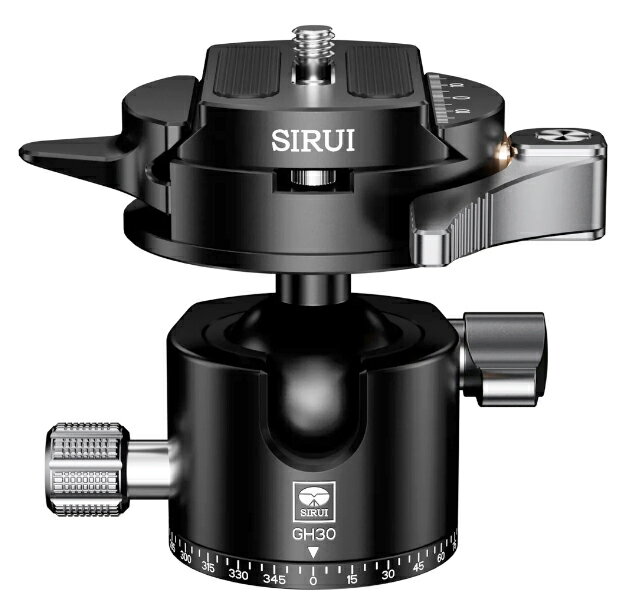 [在庫処分特価]SIRUI GH-30-JP ボール雲台（6952060071220）GHシリーズ低重心三脚ヘッド アルカタイプクイックリリースプレート付きヘッド[02P05Nov16]