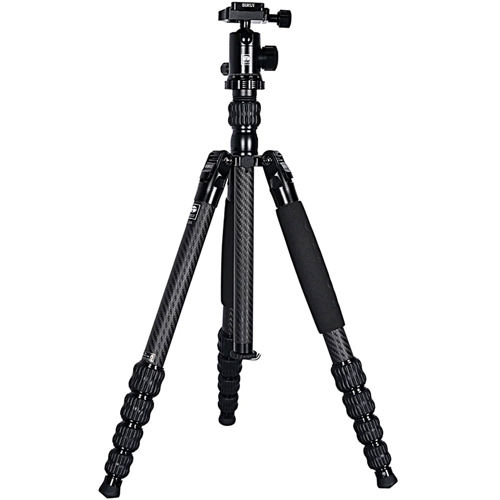 SIRUI TXシリーズ T-1205+E-10-JPカーボンファイバー製マルチファンクション5段三脚セット(ボール雲台:E-10)[02P05Nov16]