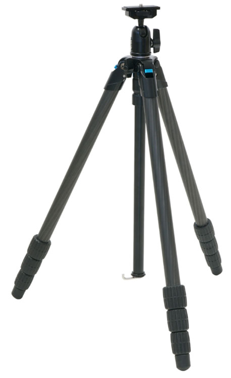 SLIK ライトカーボンEシリーズE64 II (4906752107324) パイプ径22mm4段カーボン三脚[02P05Nov16]