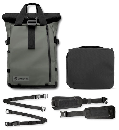 WANDRD PRVKE21L Photography Bundle ワサッチグリーン PK21-GN-PB-3 ワンダード プロヴォーク21リットル フォトグラフィーバンドル Wasatch Green バックパックカメラバッグ PROVOKE21L PB 