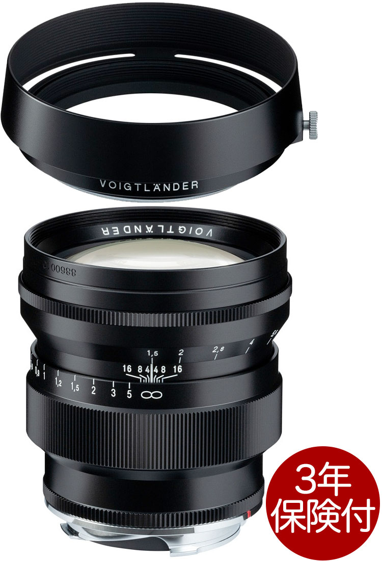 [3ǯݸ]NOKTON Vintage Line 75mm F1.5 Aspherical VMޥȥ ֥å 4530076132375 եȥ Vintage Line Black Lens [02P05Nov16]