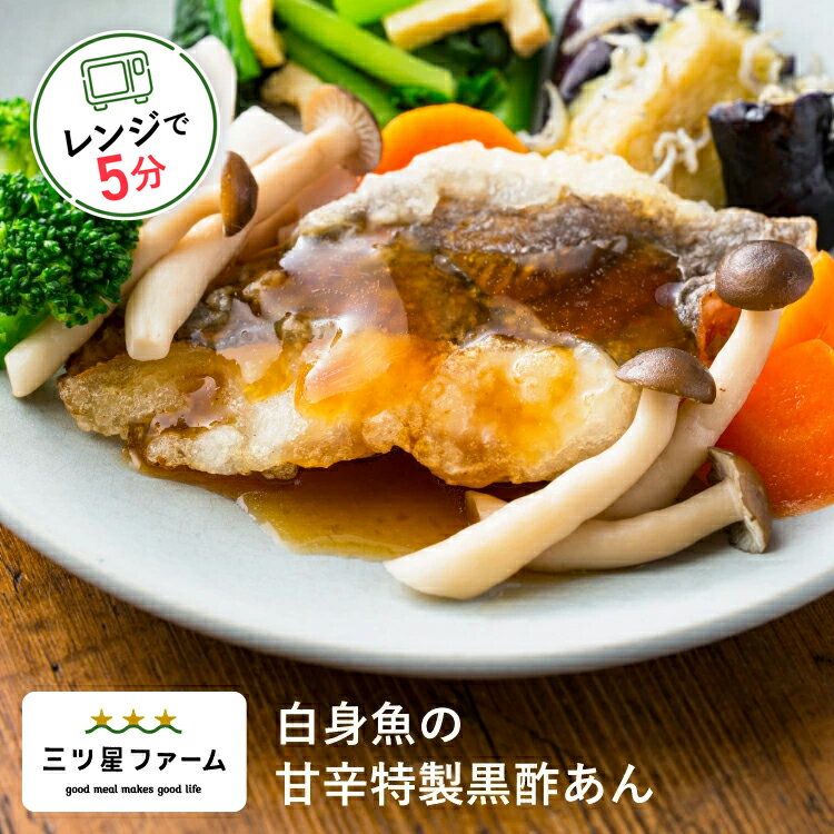 白身魚の甘辛特製黒酢あん レトルト食品 ギフト 栄養バランス おかず 電子レンジ 簡単 手軽 レトルト 宅食 低カロリー 減塩 野菜不足 低糖質 塩分 レンジ 女性 人気 お弁当 冷凍食品 おかず 一人暮らし お惣菜 冷凍総菜 弁当 宅配