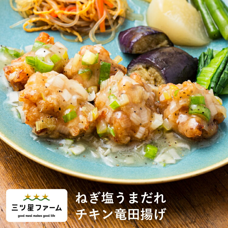 ねぎ塩うまだれチキン竜田揚げ 冷凍食品 冷凍弁当 お弁当 おかず カロリー 健康 簡単 時短調理 減塩 栄養バランス 野菜不足 和食のサムネイル