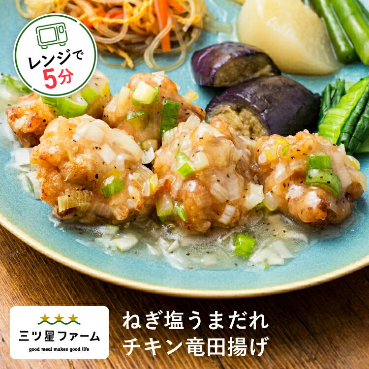 ねぎ塩うまだれチキン竜田揚げ レトルト食品 ギフト 栄養バランス おかず 電子レンジ 簡単 手軽 レトルト 宅食 低カロリー 減塩 野菜不足 低糖質 塩分 レンジ 女性 人気 お弁当 冷凍食品 おかず 一人暮らし お惣菜 冷凍総菜 弁当 宅配のサムネイル