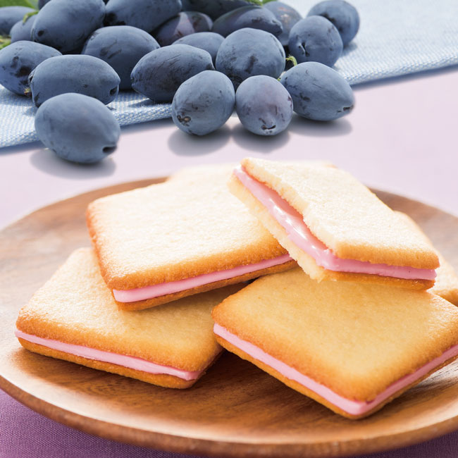 【公式】ハスカップラングドシャ(8個入)北海道 よいとまけ 三星 ハスカップ チョコレート お土産 お菓子 おやつ お取り寄せ 苫小牧 北海道銘菓 ハスカップの...