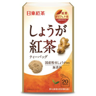 日東紅茶 しょうが紅茶ティーバッグ 20袋入り