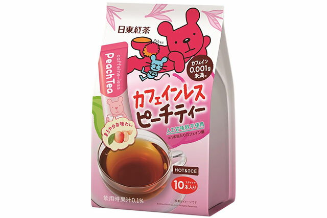【2000円ポッキリ】【アウトレット】日東紅茶 カフェインレス ピーチティー 10本入り　6個セット 【インスタント】のサムネイル