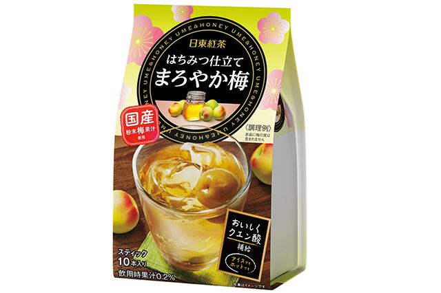 【2000円ポッキリ】【アウトレット】【在庫限り】日東紅茶 はちみつ仕立て　まろやか梅 　6個セット【国産粉末梅果汁 クエン酸】のサムネイル