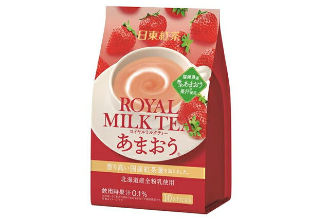 日東紅茶 ロイヤルミルクティーあまおう 10本入り　6個セット 