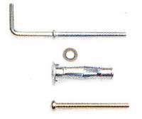 ボードプラグ L型 鉄 ニッケルメッキ 20個入 安全荷重：3kg メーカー　福井金属工芸　