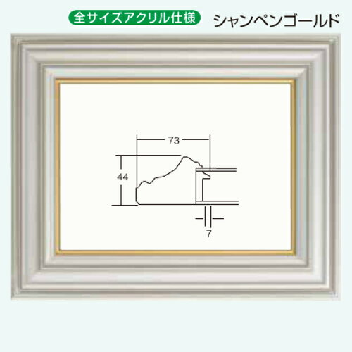 仕様 アクリル サイズF6（410mm×318mm） 箱付き メーカー　大額 送料について 額縁はメーカ出荷が別なため、 ピクチャーレールや金具との出荷はできません、 別々の送料で御願いいたします、 送料は通常料金で御願いいたします、　