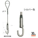 送料無料!(メール便にて)インテリア雑貨ピクチャーレール用ワイヤー自在大 300cm メーカー 福井金属工芸