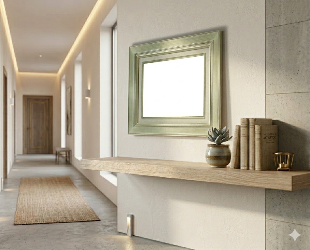 樂天商城 - 額.額縁.油彩額縁　7711　サイズF12(アクリル入り）シルバー