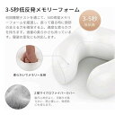 マッサージ枕 トラベルピロー 超低反発 U型まくら 首枕 旅行用 昼寝 ネックピロー コンパクト 通気性が良く 軽量 携帯枕 頚椎サポート 海外旅行 便利 おすすめ(3)