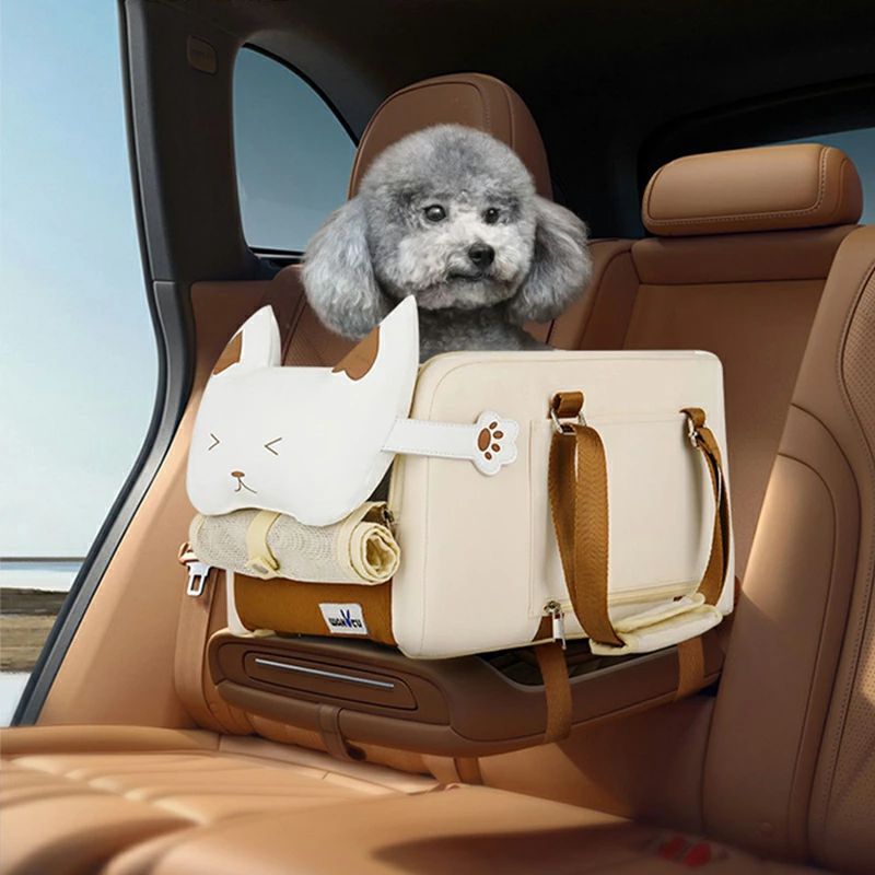 ドライブベッド ペット用 ドライブボックス 犬 猫 小型犬用 お出かけ 車用ペットシート 座席シート 車載 ベッド カー用品 洗濯可 飛び出し防止 ペットキャリー ペット用ベッド アウトドア 防災 旅行 行楽 おしゃれ 肘掛け 運転席 助手席 取り付け 安全設計 送料無料 mitsuki-shop-online-10012070 三木商店オンライン サンプル画像2