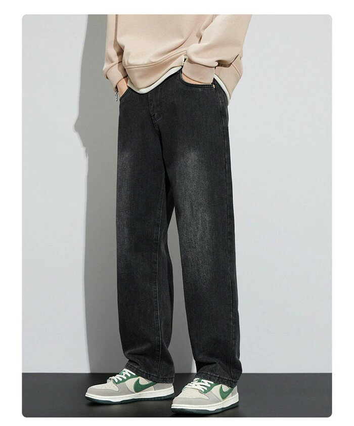 裏ボア デニムパンツ メンズ 裏起毛 ジーンズ ジーパン 裏起毛デニムパンツ 暖かい あったかパンツ ワイドデニム 防寒 暖かい イージーパンツ 防寒 大人 冬 冬服 パンツ 大きいサイズ メンズファッション バギーパンツ カジュアル 裏ボア 冬