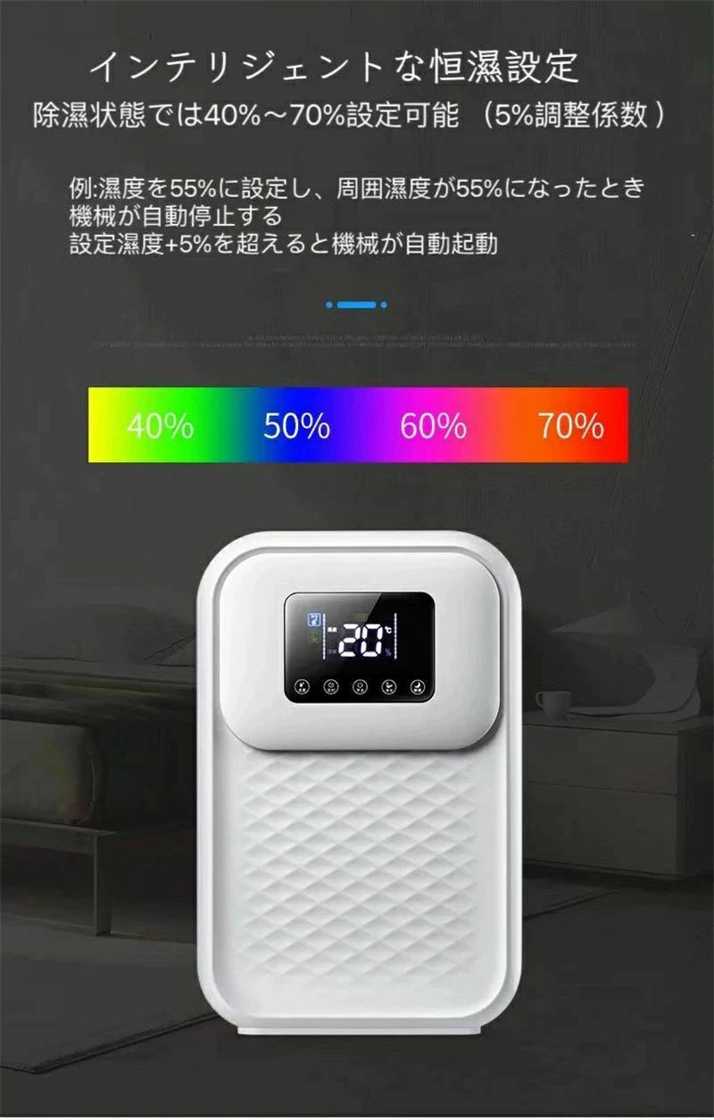 除湿機 衣類乾燥 パワフル除湿 20畳 空気清浄機 コンパクト 除菌 洗濯物 部屋干し 節電 大容量 省エネ 静音 消臭 結露対策 梅雨対策 カビ防止 部屋干し
