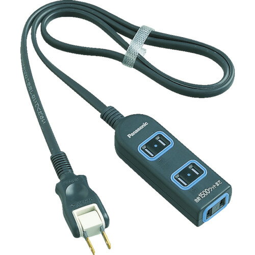 Panasonic ザ・タップX 3コ口 1mコード付 ブラック WHA2513BKP 4547441382228スマホ タブレット パソコン PCサプライ アクセサリー OA 電源タップ 周辺機器 PCアクセサリー Panasonic タップX TRU