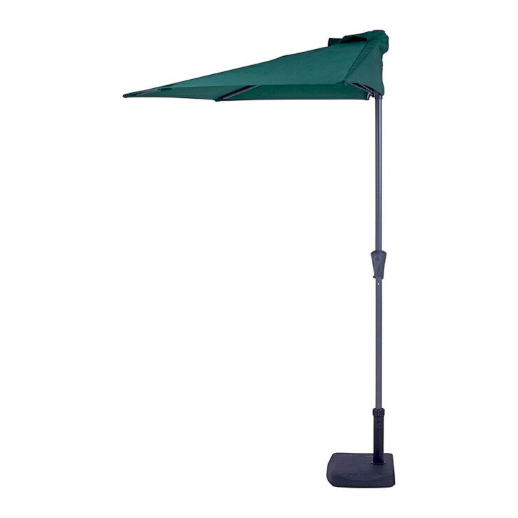 【メーカー直送】 不二貿易 半円パラソル グリーン TJB008 37853 KNS